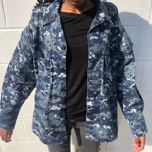 Navy military jacket